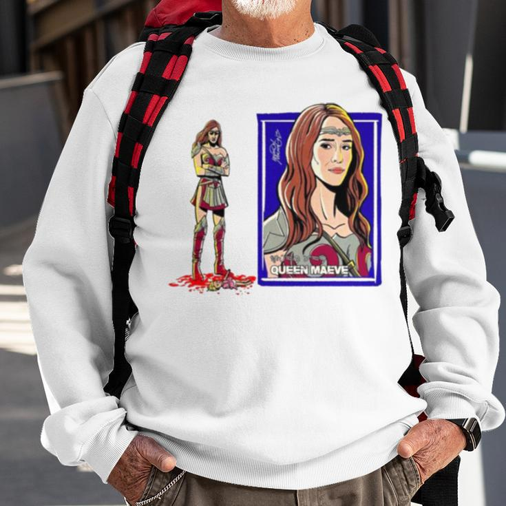 Comic Design Queen Maeve The Boys Tv Show Sweatshirt Gifts for Old Men