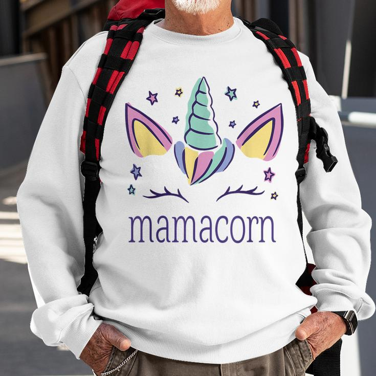 Damen Mamacorn Einhorn Geburtstag Süß Muttertag Sweatshirt Geschenke für alte Männer