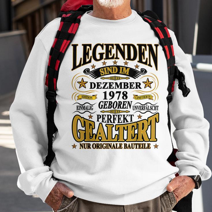 Dezember 1978 Legenden Sweatshirt, 45. Geburtstag Lustiges Tee Geschenke für alte Männer