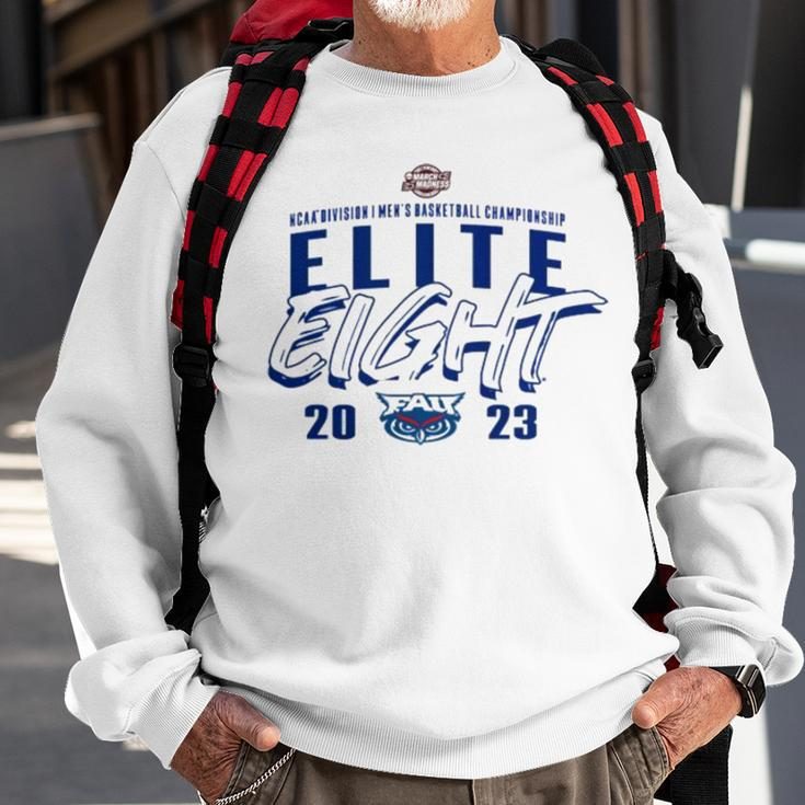 Fau Owls 2023 Ncaa Men’S Basketball Tournament March Madness Elite Eight Team Sweatshirt Gifts for Old Men