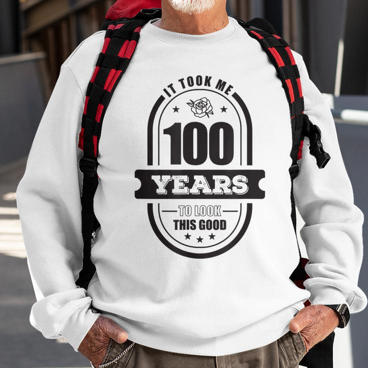 Geburtstagsgeschenke Zum 100 Geburtstag Für Oma 100 Jahre V2 Sweatshirt Geschenke für alte Männer
