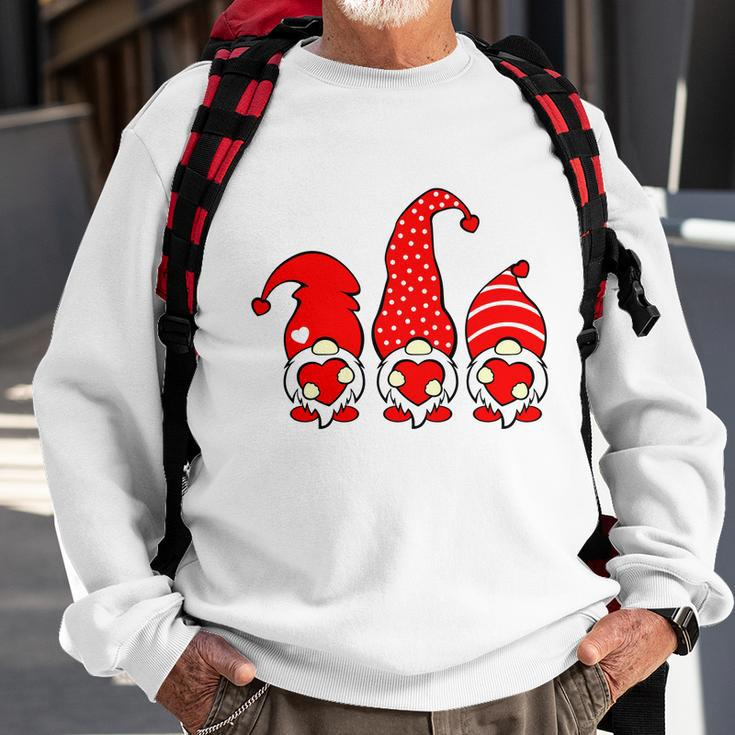 Gnomes Womens Valentines Day Sweatshirt Gifts for Old Men