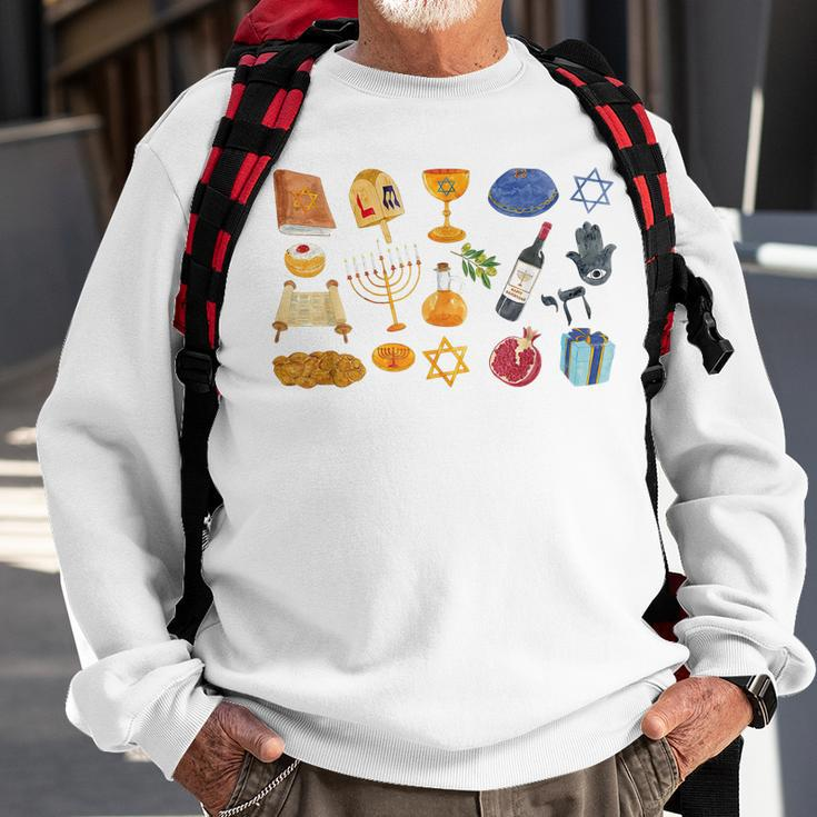 Happy Chrismukkah Funny Happy Hanukkah Its The Little Things Sweatshirt Gifts for Old Men