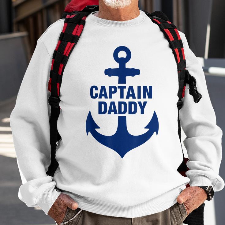 Kapitän Papa Sweatshirt, Lustiges Vater Weihnachtsgeburtstagsgeschenk Geschenke für alte Männer