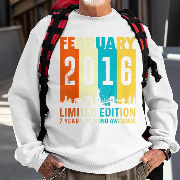 Kinder 7 Limitierte Auflage Hergestellt Im Februar 2016 7 Sweatshirt Geschenke für alte Männer