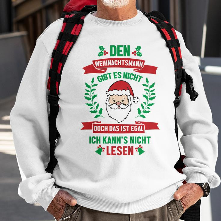 Kinder Den Weihnachtsmann Gibt Es Nicht Lustiger Spruch Sweatshirt Geschenke für alte Männer