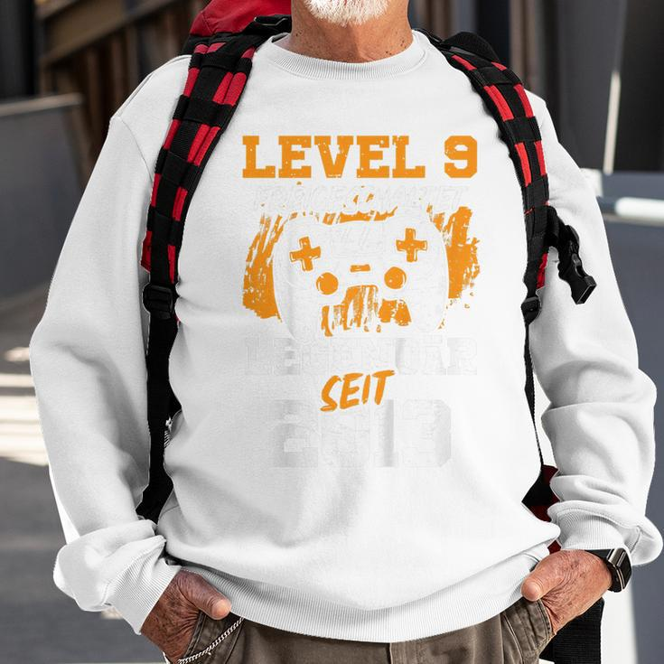 Kinder Level 9 Jahre Geburtstags Junge Gamer 2013 Geburtstag Sweatshirt Geschenke für alte Männer
