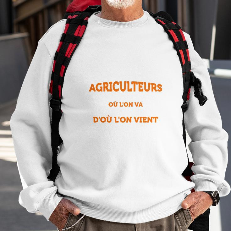 Landwirte Sweatshirt Unsicher, wohin, aber Heimat im Herzen Geschenke für alte Männer