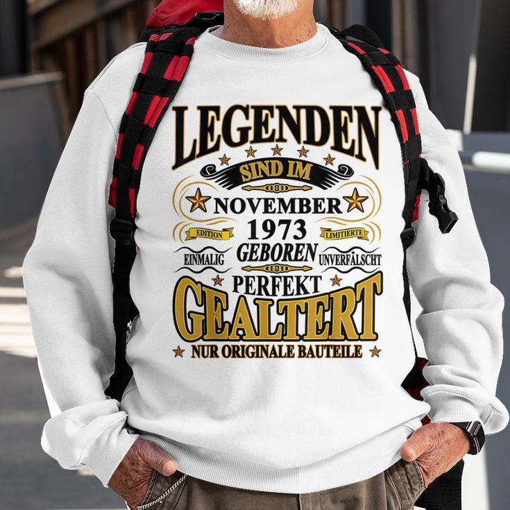 Legenden Sind Im November 1973 Geboren 50 Geburtstag Lustig Sweatshirt Geschenke für alte Männer