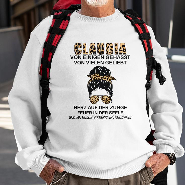 Löwenherz Grafik Sweatshirt, Motivationsslogan Von Einigen Gehasst, Von Vielen Geliebt Geschenke für alte Männer