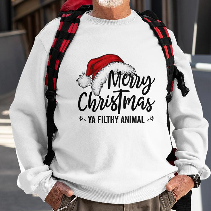 Merry Christmas Ya Filthy Animals Funny Christmas V2 Sweatshirt Gifts for Old Men