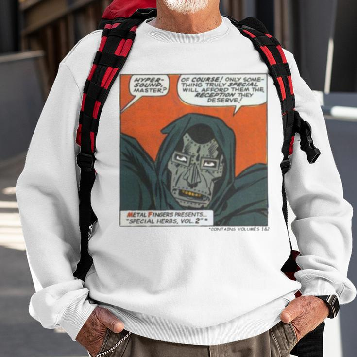 Mf Doom Metal Fingerz Quasimoto Sweatshirt Gifts for Old Men