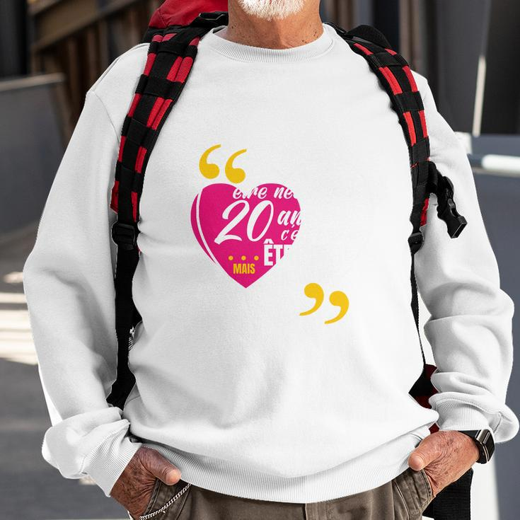 Née Il Y A 20 Ans Anniversaire Sweatshirt Geschenke für alte Männer