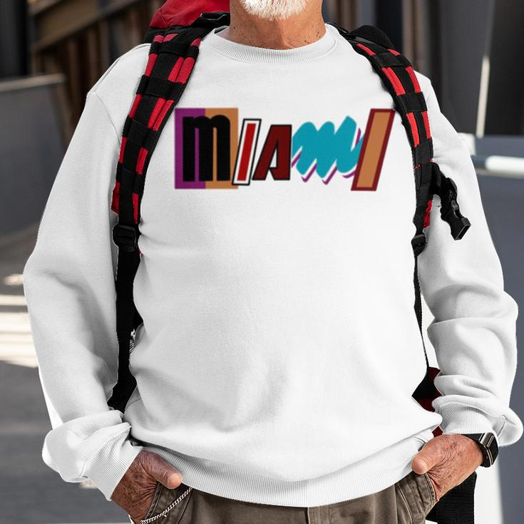 New Jersey Miami Aesthetic Sweatshirt Gifts for Old Men