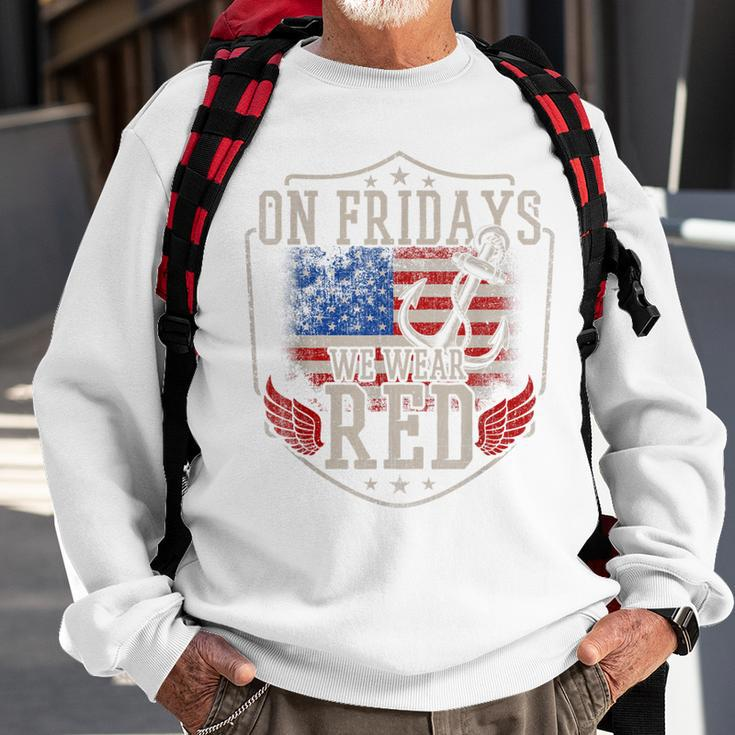 Remember Everyone Deployed Red Friday Navy Gift Sweatshirt Gifts for Old Men