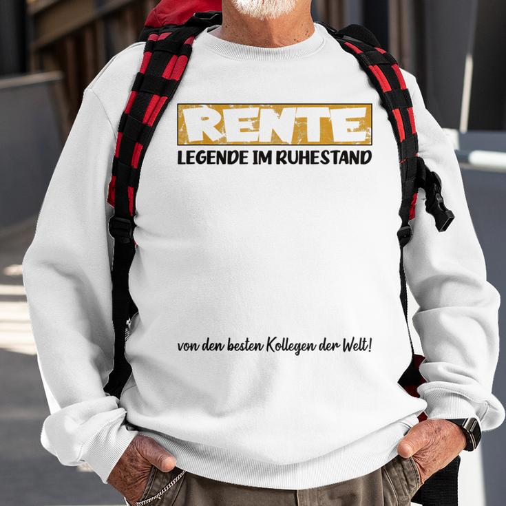 Rente Legende Im Ruhestand Kollegen Abschied Unterschreiben Sweatshirt Geschenke für alte Männer