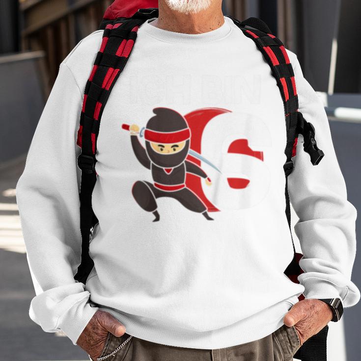 Sechster Geburtstag Ninja Sweatshirt für Kinder, Spaß zum Kindergeburtstag Geschenke für alte Männer