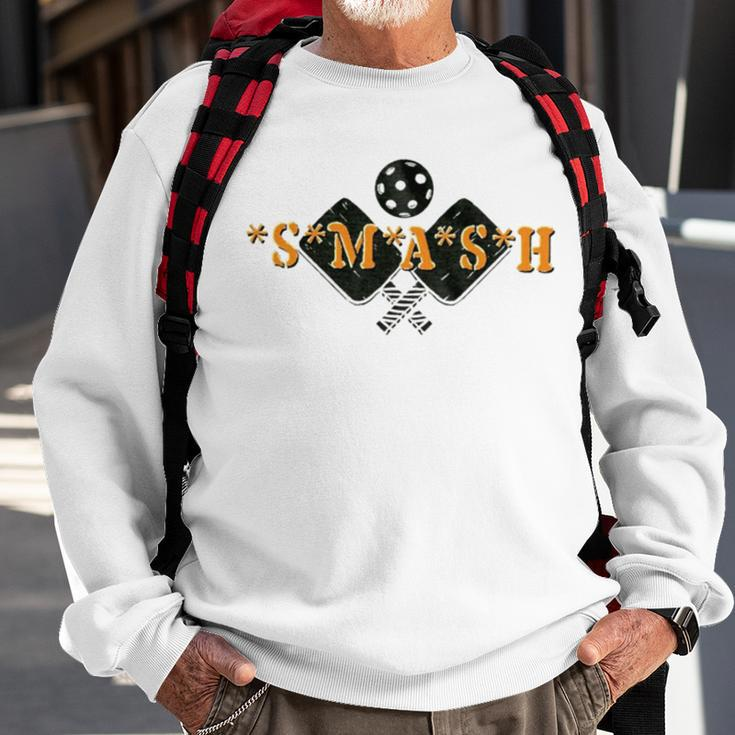 Smash Table Tennis Sweatshirt Gifts for Old Men