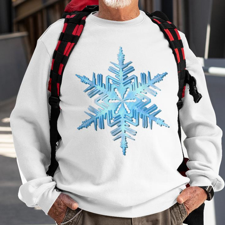 Snowflake Winter Fancy Dress Up Princess Halloween Costume Men Women Sweatshirt Graphic Print Unisex Gifts for Old Men