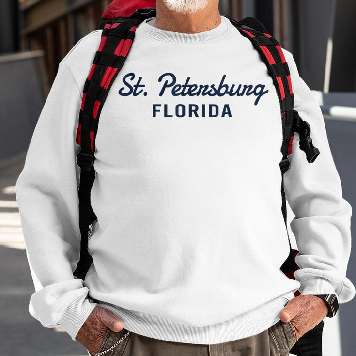 St Petersburg - Florida - Throwback Design - Classic Sweatshirt Gifts for Old Men