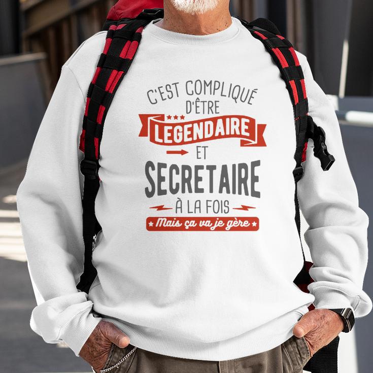 T-Shirt Secretaire Legendaire Sweatshirt Geschenke für alte Männer