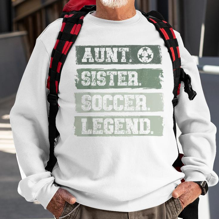 Tante Schwester Fußballlegende Used-Legende Grunge F Sweatshirt Geschenke für alte Männer