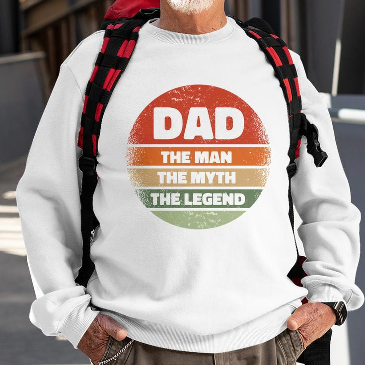 The Man The Myth The Legend Dad Retro Sweatshirt Gifts for Old Men