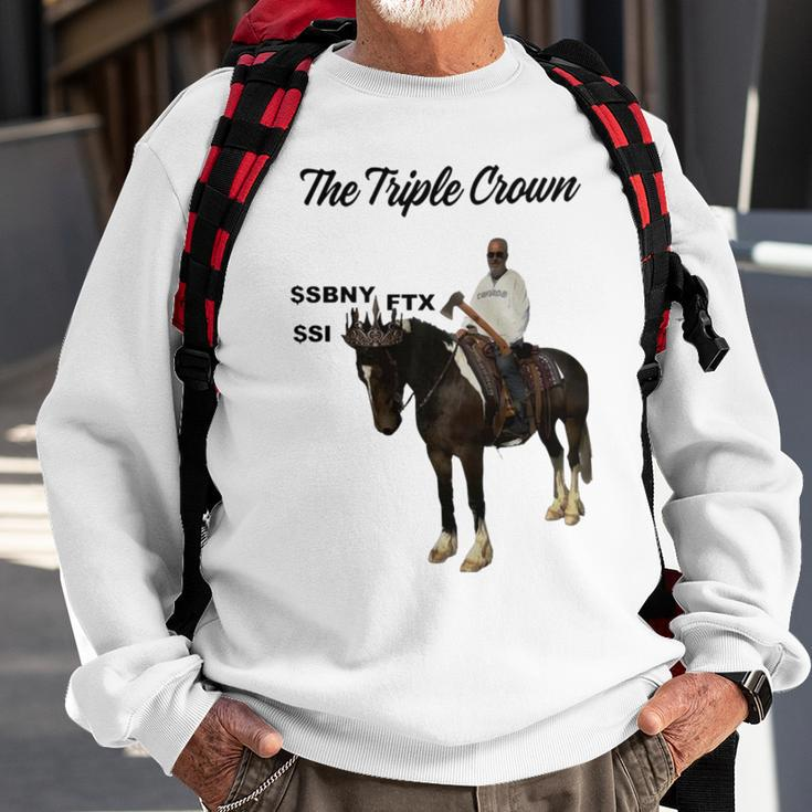 The Triple Crown Sbny Ftx Si Sweatshirt Gifts for Old Men