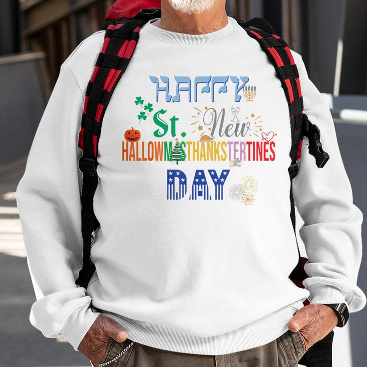 The Ultimate Holiday For A Funny & Happy Every Holiday Sweatshirt Gifts for Old Men