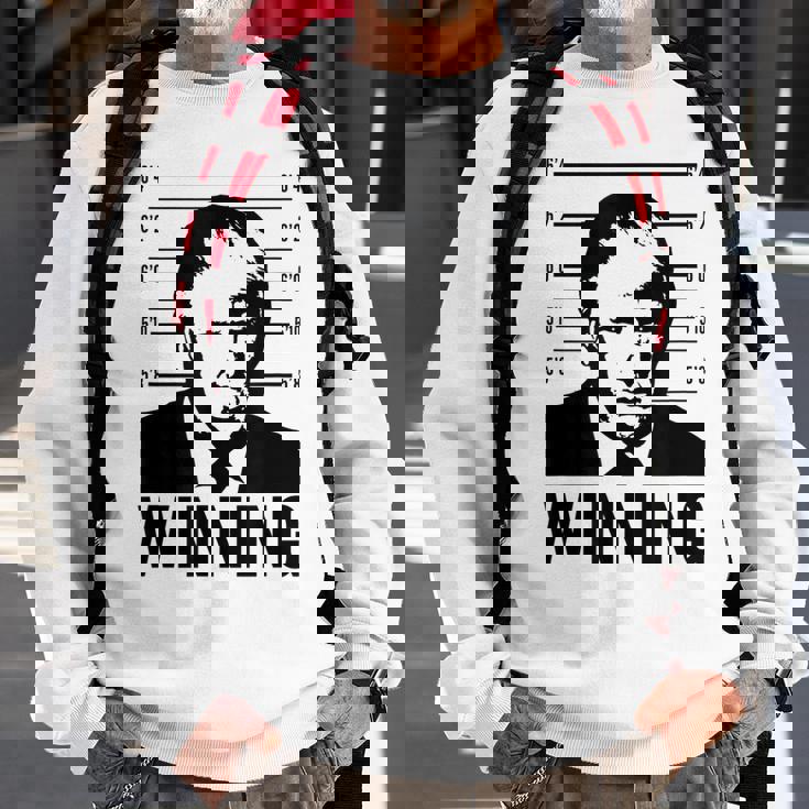 Trump Hot Winning 2024 45 47 Re-Elect President Sweatshirt Gifts for Old Men
