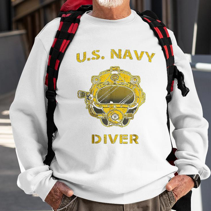 Us Navy Diver Men Women Sweatshirt Graphic Print Unisex Gifts for Old Men