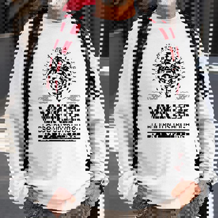 Winkler Blood Runs Through My Veins Sweatshirt Gifts for Old Men