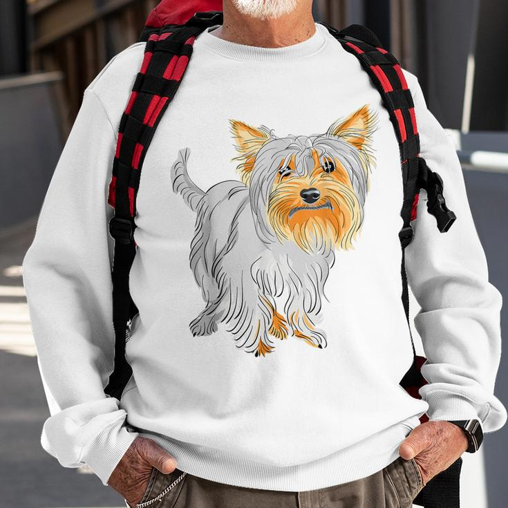 Yorkshire Terrier Mama & Vater Fantastisches Yorkie Sweatshirt Geschenke für alte Männer