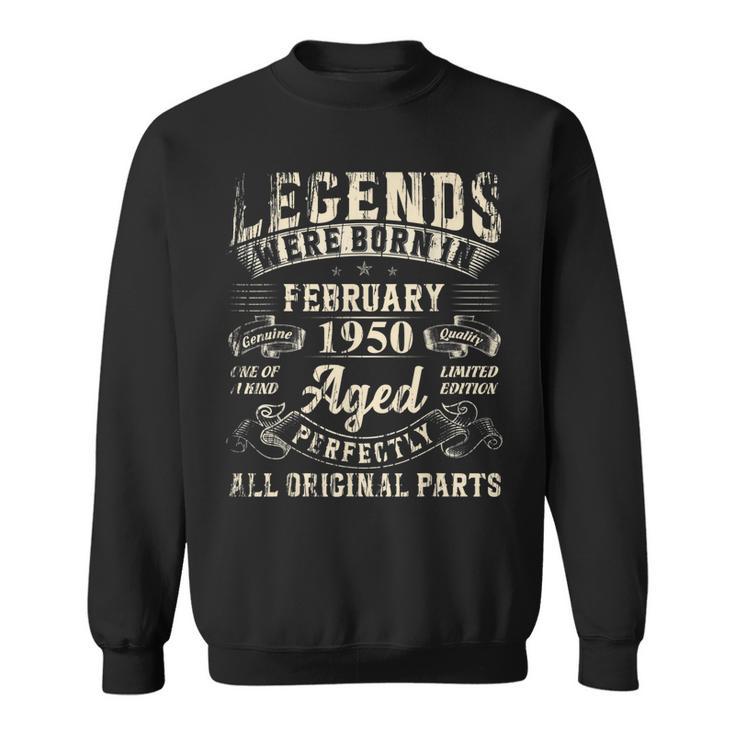 1950 Vintage Sweatshirt zum 73. Geburtstag für Männer und Frauen