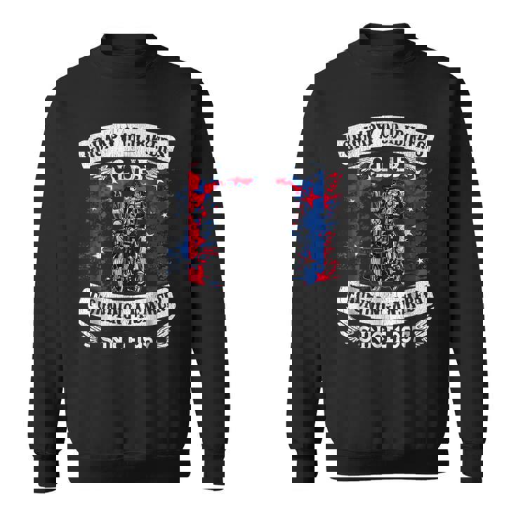 1957 Birthday Grumpy Old Bikers Motorbike RiderSweatshirt