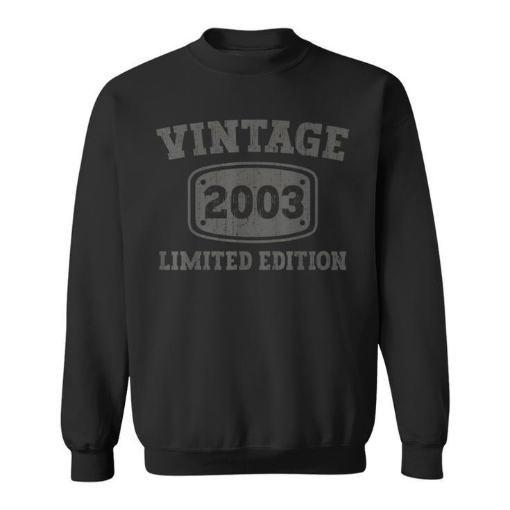 20 Year Old Vintage 2003 Cool 20Th Birthday Gifts Her & Him  Sweatshirt