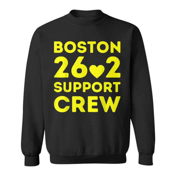 2023 Marathon Boston Support Crew Marathon 00 Support Staff  Sweatshirt