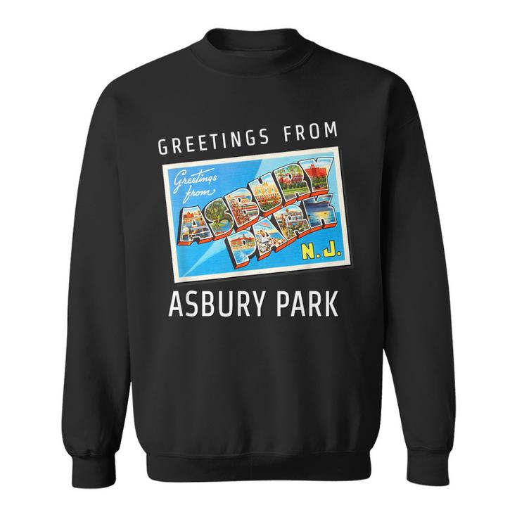 Asbury Park New Jersey Nj Travel Souvenir Gift Postcard  Sweatshirt