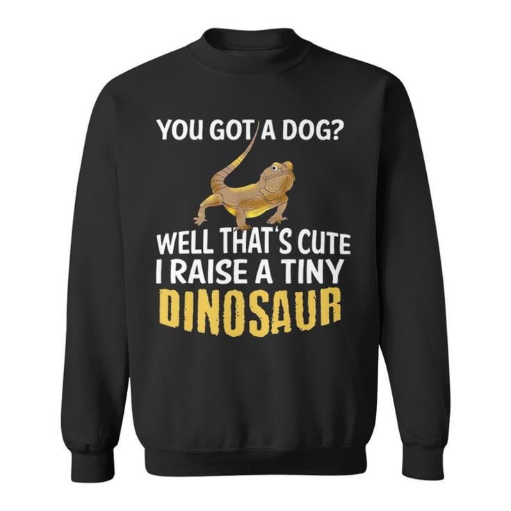 Funny Bearded Dragon Graphic Pet Lizard Lover Reptile Gift Sweatshirt