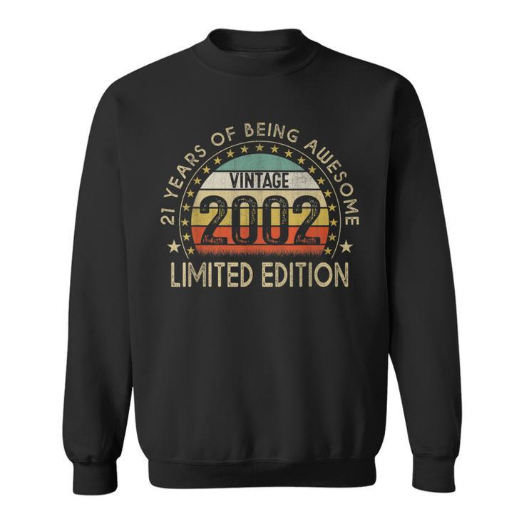 21 Years Old Vintage 2002 Limited Edition 21St Birthday Gift  V13 Sweatshirt