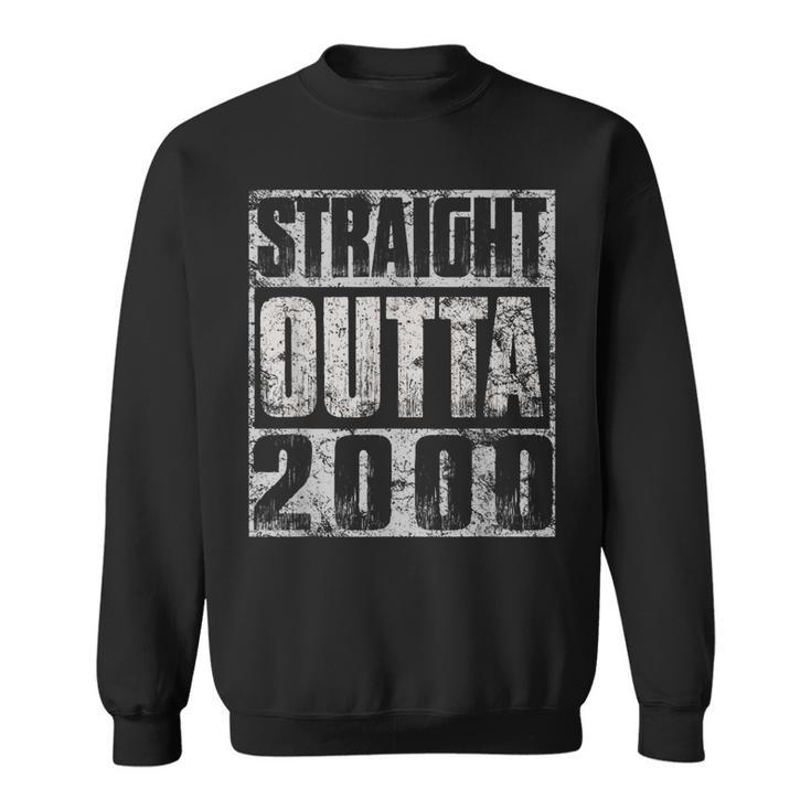 23 Year Old Gift Straight Outta 2000 Made In 23Rd Birthday  Men Women Sweatshirt Graphic Print Unisex