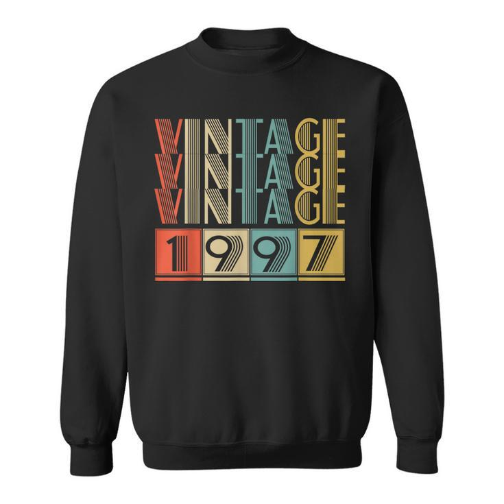 26 Year Old Gifts Made In 1997 Vintage 1997 26Th Birthday Men Women Sweatshirt Graphic Print Unisex