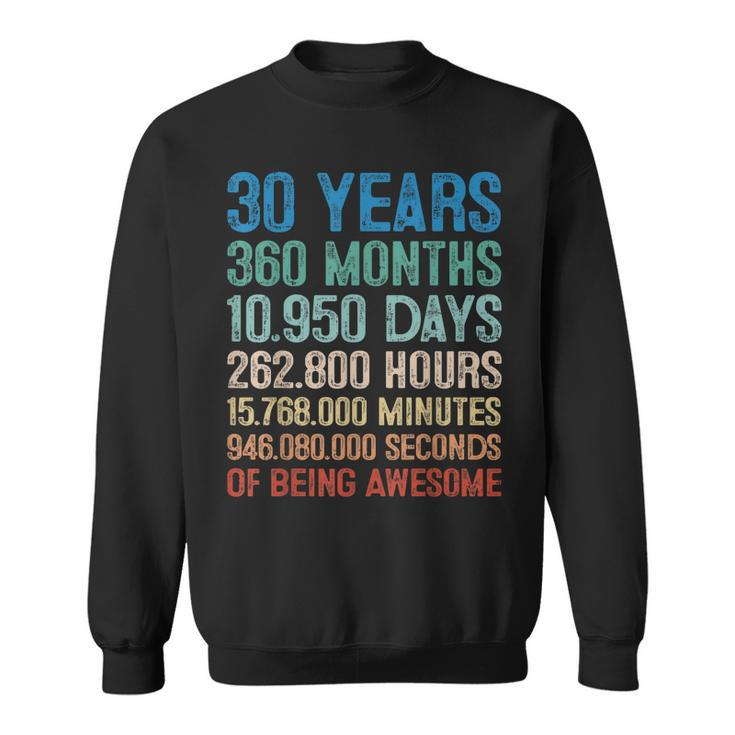 30 Year Old Gift Decorations 30Th Bday Awesome 1993 Birthday Sweatshirt