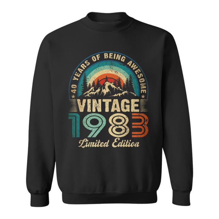 Vintage 1983 40th Birthday T-Shirt - Limited Edition Unisex Gift For Men & Women - View #3