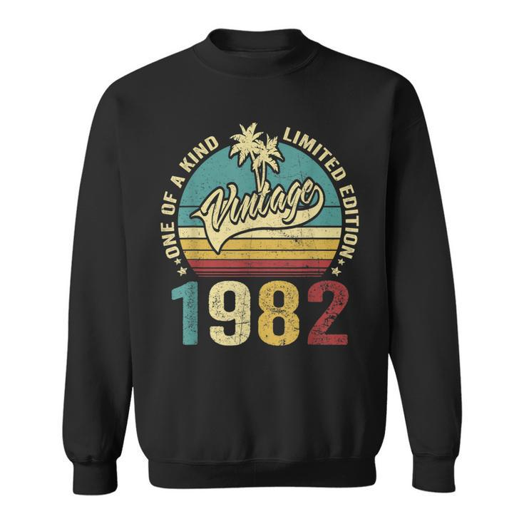 41 Birthday Gifts Vintage 1982 One Of A Kind Limited Edition Sweatshirt