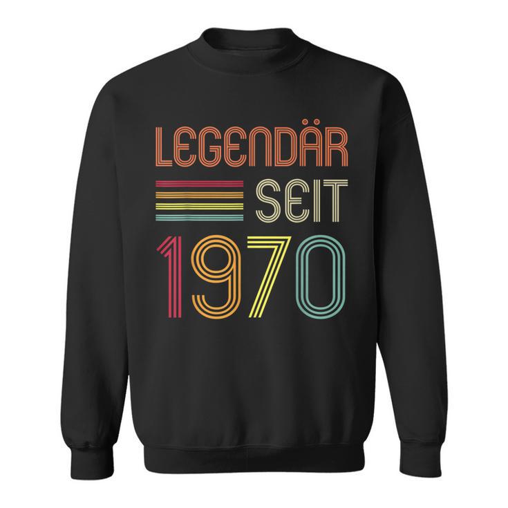 51 Geburtstag Legendär Seit 1970 Geschenk Sweatshirt