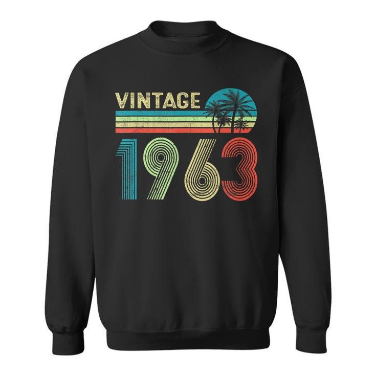 60 Years Old Gifts Vintage 1963 Gift Men Women 60Th Birthday  Sweatshirt