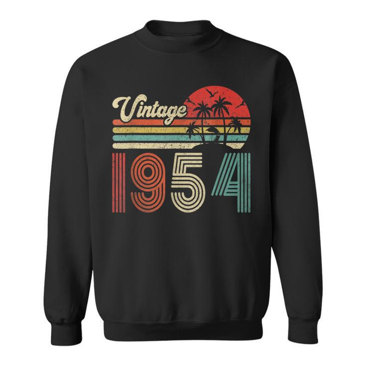 69 Year Old Vintage 1954 69 Birthday Geschenke Frauen Männer Sweatshirt