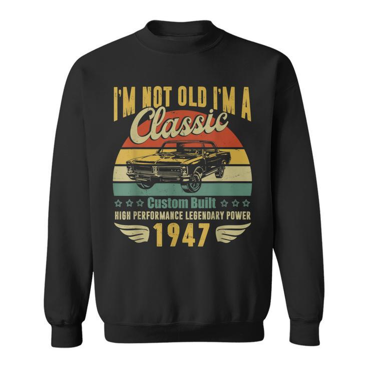 75Th Birthday Decorations Vintage Gifts For 75 Year Old Man  Sweatshirt