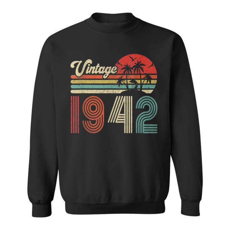 81 Jahre Alt Vintage 1942 Tee, Geburtstags Sweatshirt für Frauen und Männer